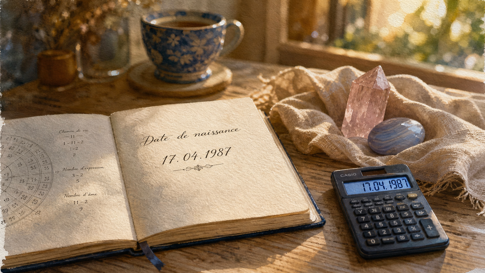 Chemin de vie 2 : carnet, naissance et pierres pour l’affirmation harmonieuse