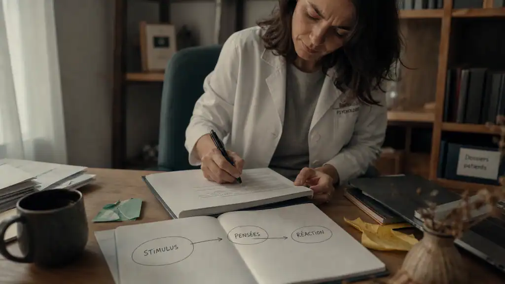 Psychologue analyse le comportement psychologie au bureau