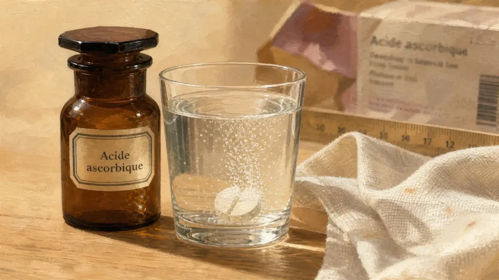 Effets secondaires vitamine C : troubles digestifs et peau sensible