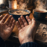 Mains froides signification spirituelle, mains au bord d’une tasse