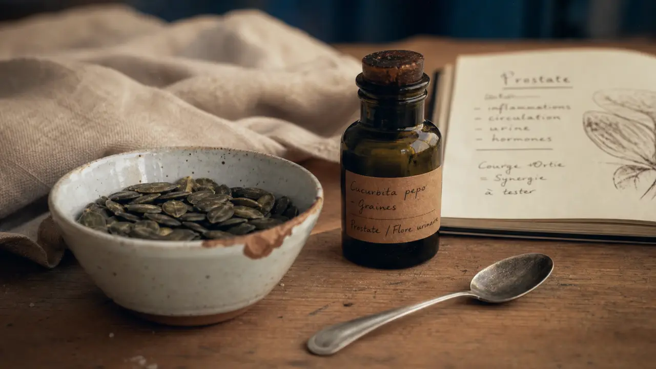 Prostate et graines de courge : graines de courge pour troubles urinaires