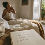 Une routine matinale énergisante : verre d’eau, respiration et mouvement au réveil