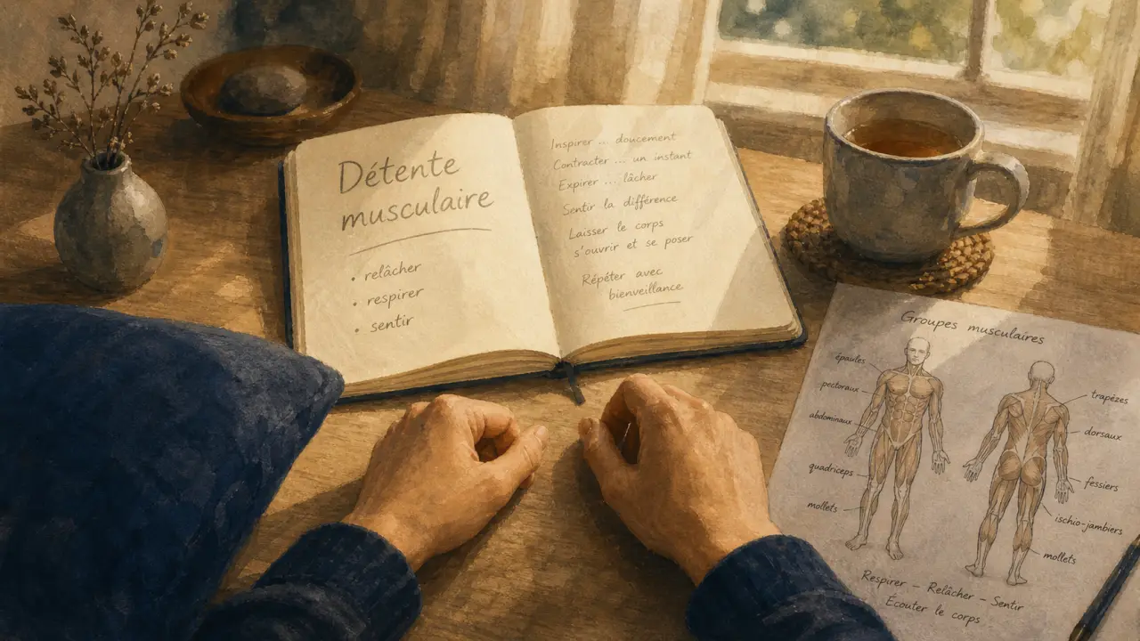 Détente musculaire : mains relâchées, tensions apaisées
