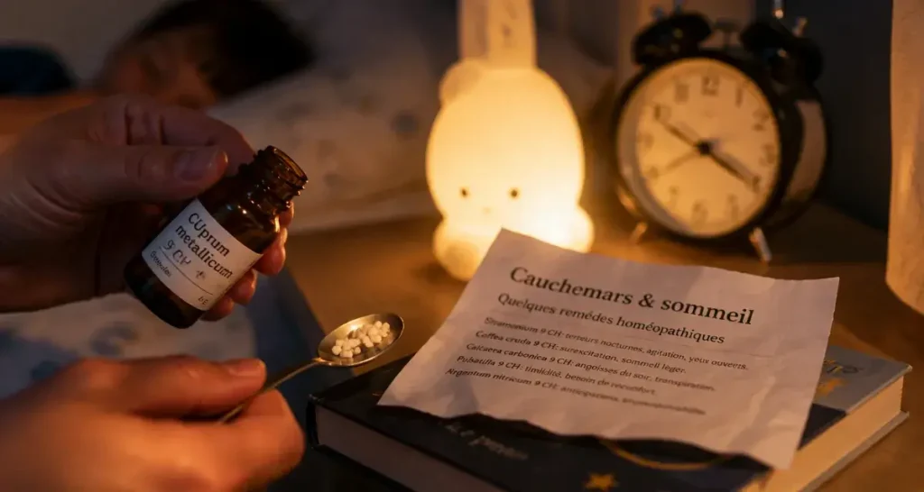 Cauchemars de l&rsquo;enfant : 6 souches homéopathiques pour apaiser les nuits et restaurer le sommeil