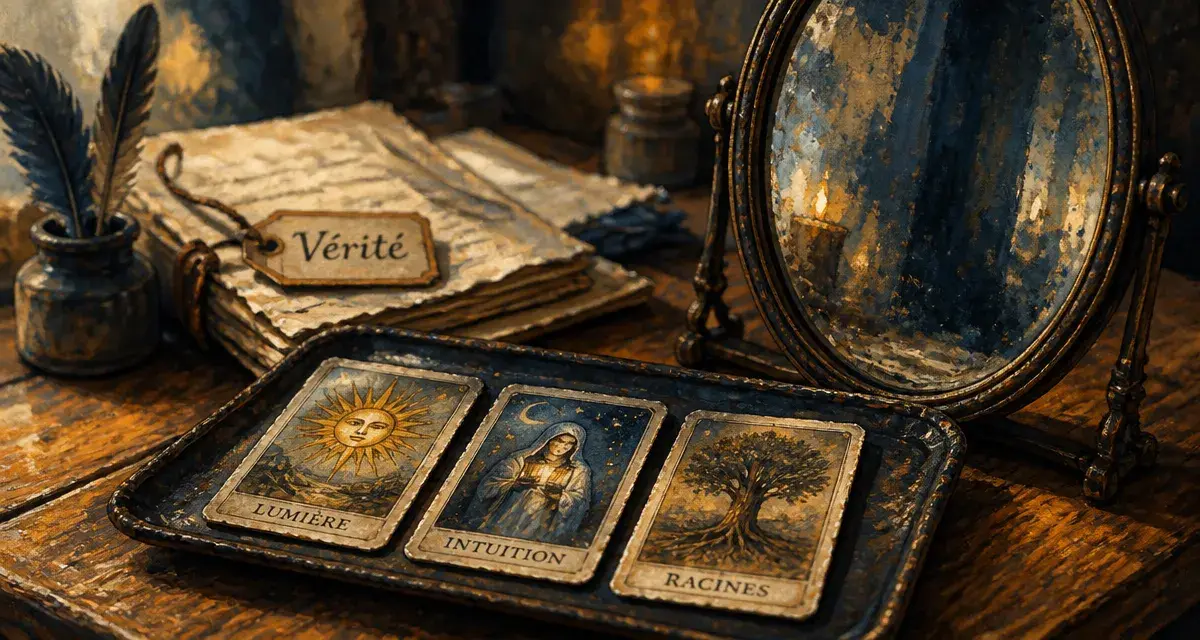 Oracle des miroirs signification des cartes : Vérité