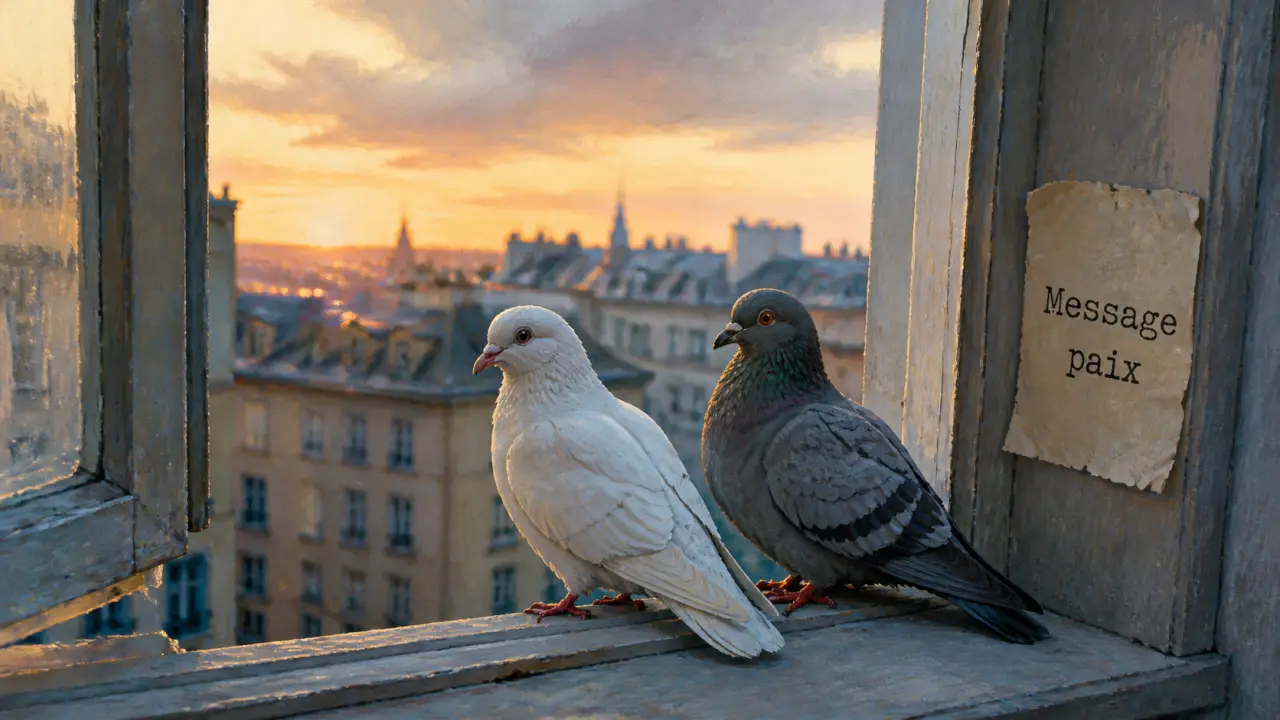 Pigeon signification spirituelle : pigeons et message paix