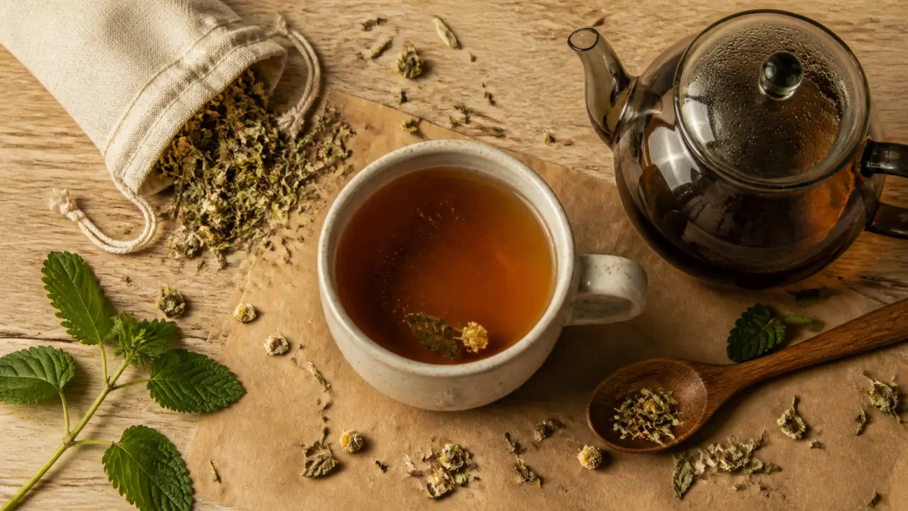 Tisane sommeil profond camomille, tilleul, mélisse au soir
