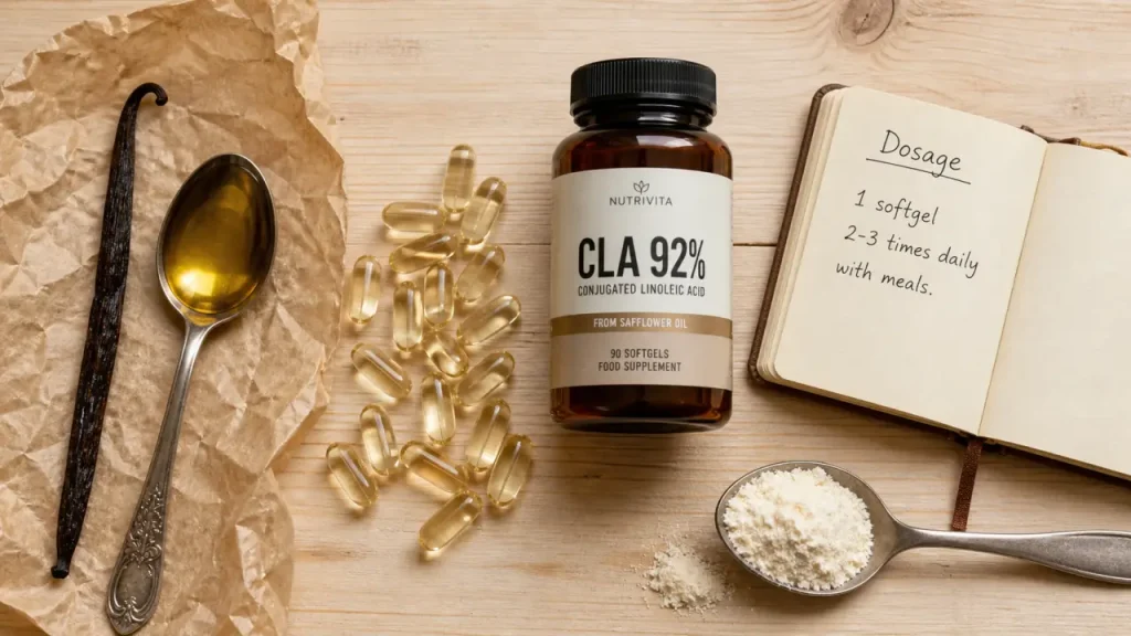 CLA complément alimentaire : ce qu’il peut vraiment apporter en sèche, du dosage aux limites