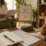 Coach bien-être en cabinet, questionnaire et bilan bien-être