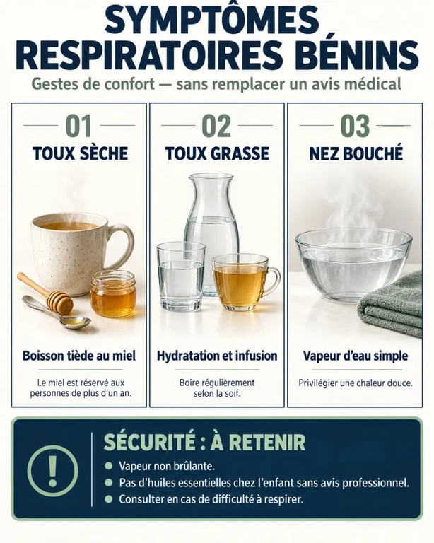Remède de grand-mère pour les poumons : gestes de confort selon la toux et la congestion
