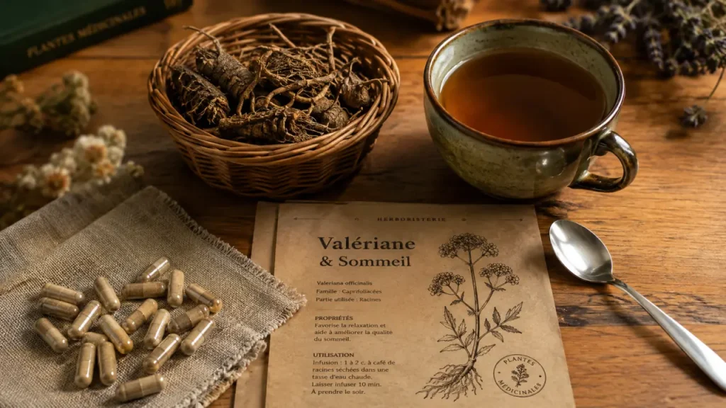 Valériane et sommeil : quand la prendre, sous quelle forme et avec quelles précautions ?