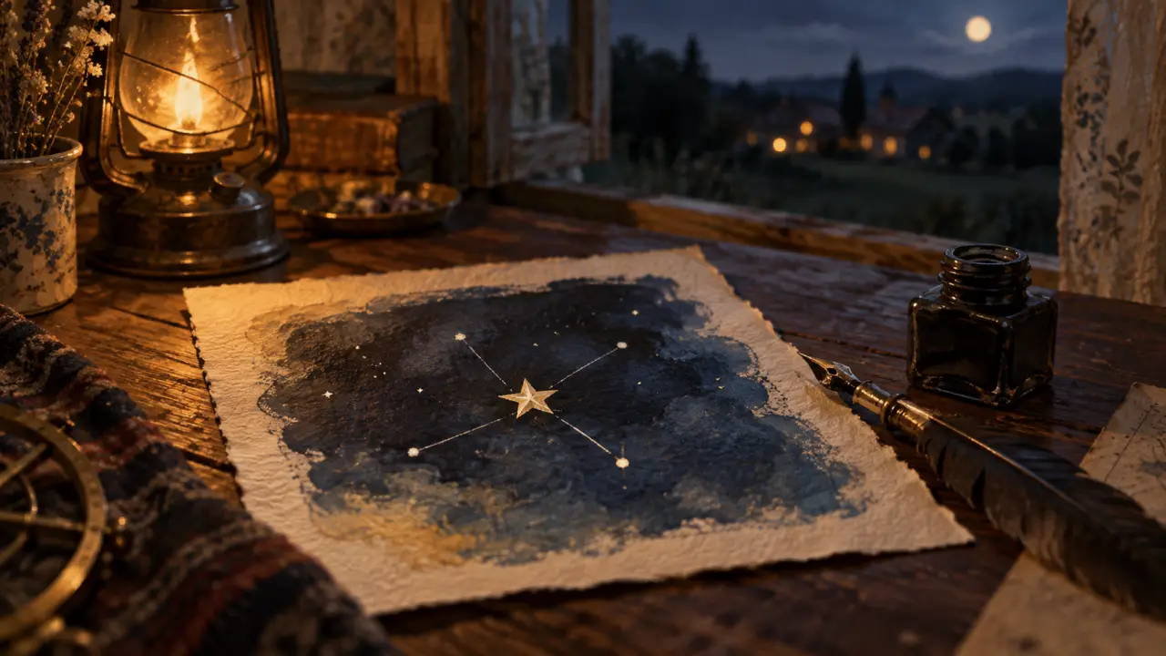 Étoile signification spirituelle : espoir et lumière nocturne