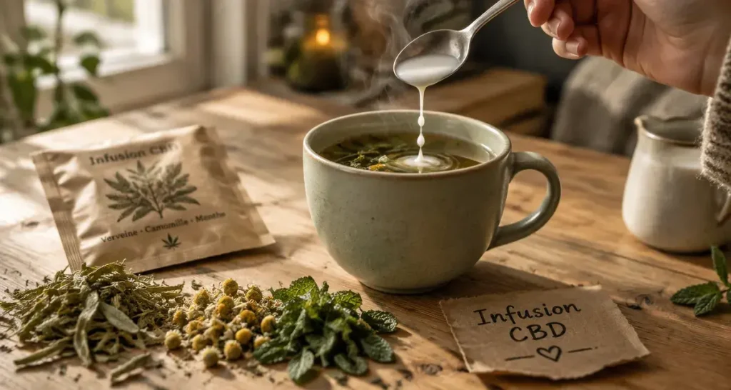 Tisane CBD : une préparation simple pour mieux préserver ses arômes